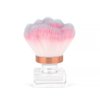 KADS Nail Dust Brush Makeup Brush Flower Shape Crystal Base Nail Cleaning Brush Manicure Pedciure Brush Tool (Pink Flower Shape)