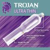 Trojan Ultra Thin Lubricated Condoms - 3 Count, Pack of 6 (Packaging May Vary)