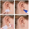Anzero 16 Pcs Ear Piercing Kit, Disposable Ear Piercing Gun with Cubic Zirconia Stud, at Home Self Ear Piercer Kit (5MM Earrings Stud)