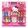 Townley Girl Hello Kitty Water-Based Nail Polish Set, Peel-Off Set with Glittery & Opaque Colors and Nail Accessories for Girls Kids, Perfect for Dress Up, Parties & Makeovers Ages 3