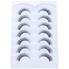 DSLONG 7 Pairs Cat Eye Lashes Natural Look 5-13MM Short False Eyelashes 3D Multi layered Invisible Eyelashes Strip For Small Eyes That Look Like Extensions (N1)