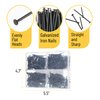 Mr. Pen- Nail Assortment Kit, 600 Pcs, 4 Sizes, Black, Small Nails, Nails for Hanging Pictures, Finishing Nails, Wall Nails for Hanging, Pin Nails, Hardware Nails, Assorted Nails, Galvanized Nails
