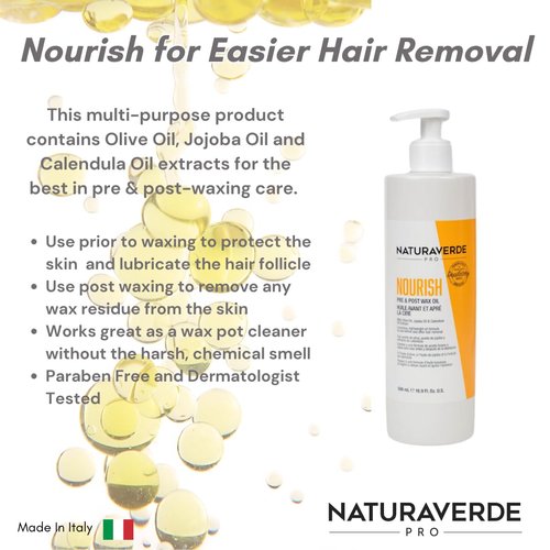 Naturaverde Pro Cleanse Organic Pre Wax Micellar Water, Makeup Remover Facial Cleanser Skin Care Prep for Hair Removal, Added Chamomile Aloe Vera - 6.8 oz