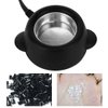Mini Constant Temperature Hot Pot Hair Extension Glue Melting Pot Lightweight Portable Heat Wig Glue Melting Stove for Extension Repair Tool (US)