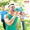 Pyle Portable Megaphone - Battery Operated Horn Loudspeaker with Siren, Built-in Dynamic Microphone and Speaker, Adjustable Volume Control, Talk, and Siren Switch (Turquoise)