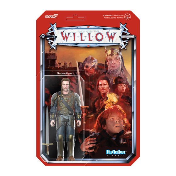 Super7 Willow Madmartigan - 3.75" Willow Action Figure with Accessory Classic Movie Collectibles and Retro Toys