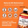 De La Cruz Sweet Almond Oil - Expeller Pressed Almond Oil for Skin and Hair 8 FL. OZ. (236 mL)