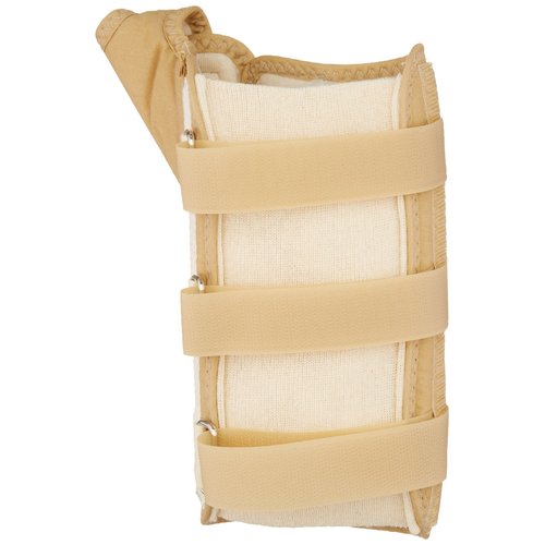 Rolyan D-Ring Wrist and Thumb Spica Splint, Wrist Brace for Carpal Tunnel, Wrist Brace for Tendonitis, Thumb Stabilizer for CMC & MC Joints, Wrist Splint, Thumb Brace, Wrist Spica, Right Hand, X-Small