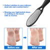Pedicure Foot File Callus Remover for Feet, Double-Sided Colossal Pedicure Tools, Metal Surface Foot Scrubber, Stainless Steel Foot RASP, Dead Skin Exfoliator for Feet