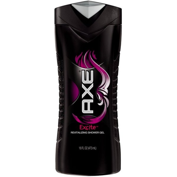 AXE Shower Gel, Excite 16 oz (Pack of 8)