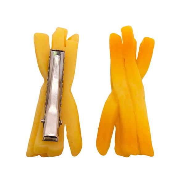 Funny Simulated French Fries Hair Clips for Women Girls Cute Hairpins Duckbill Hair Accessories