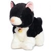 Smalody Interactive Plush Toys, Novelty Sound Control Electronic Cat Electronic Pets Robot Cat Gift for Children (Black)