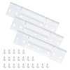 PalpitateC Storm Door Hinges Replacement fits for Larson Screen Door Hinges, Extruded Aluminum Door Hinge Kit White 3 Piece