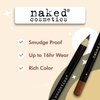 Naked Cosmetics Black Eyeliner & Brown Eyeliner Pencil for Makeup - Waterproof Eyeliner Pencil & Smudge Proof Eyeliner for Women - Smooth Glide & Long Lasting Eyebrow Pencil Eye Liner Set of 2