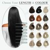 Ve Sunny Black OmbreTape in Hair Extensions Human Hair Balayage Hair Extensions Tape ins Ombre Invisible Tape in Extensions Real Human Hair Black Roots to Dark Brown with Ash Brown 25g 10pcs 18in