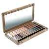 BYS Nude Exposed Eyeshadow Palette, 24 Colors in Tin Kit with Mirror - Highly Pigmented Matte & Metallic Shades