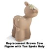 Replacement Part for Fisher-Price Little People Nativity Set - DPX53 ~ Brown Cow with Tan Spots ~ Works with Many Sets
