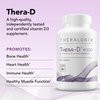 Theralogix Thera-D 4000 Vitamin D Supplement - 4,000 IU (100 mcg) Vitamin D3 Tablets - 90-Day Supply - Immune Support Supplement for Women & Men - Aids Bone & Heart Health - NSF Certified - 90 Tablets