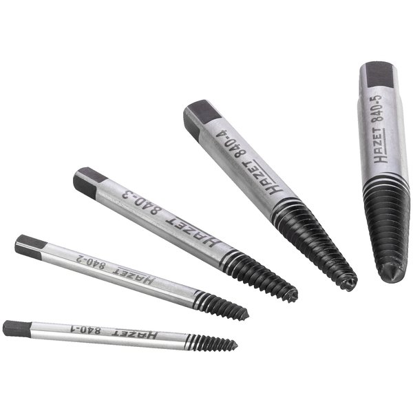 Hazet 840/5 Screw Extractor Set 5 Piece