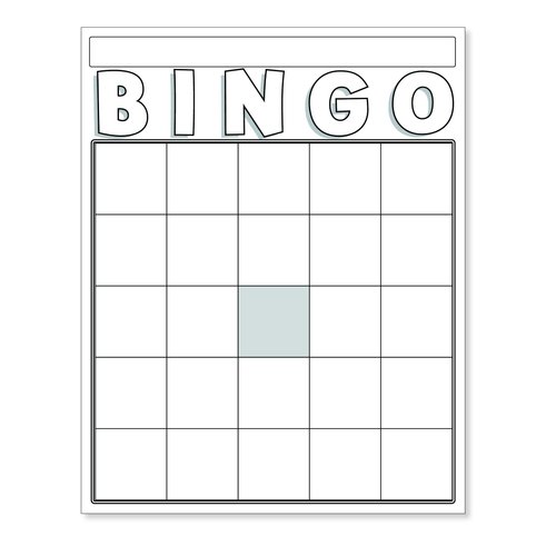 Hygloss Products Blank Bingo Cards for Classroom, Parties, Contests, Events and More-White-150 Pack, White 150 Count