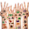 Temporary Tattoos For Kids, Halloween Tattoo Waterproof Cute Designs Stick on Children Tattoos, 80Pcs Cute Spider Stickers for Kids Children Party Favors
