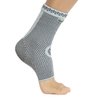 NeoTech Care Ankle Support Brace with Rayon Fabric Made from Bamboo, Gray (Size L, 1 Pair)