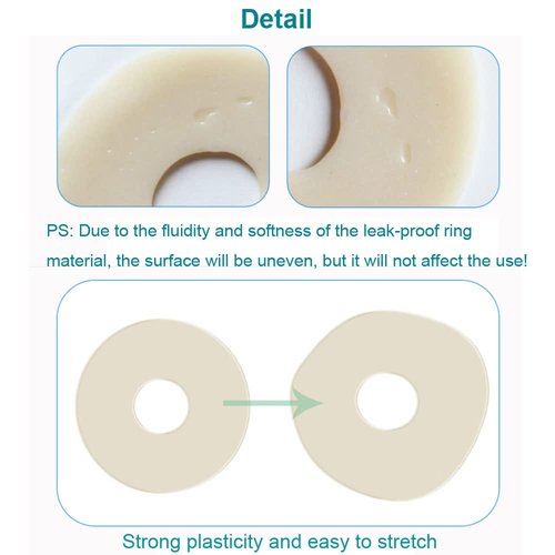 Ostomy Barrier Rings No Leaking Barrier Extenders for Colostomy Bags Pack of 10