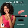 Nabila K Beauty Stix - Luster & Blush (Highlighter, Blush, Eyeshadow, Lip Liner - 0.28 oz) Luster & Blush
