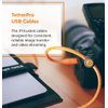 Tether Tools TetherPro USB 3.0 USB-C Cable | for Fast Transfer and Connection Between Camera and Computer | Non-Reflective Black | 15 Feet (4.6 m)