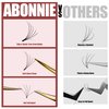 ABONNIE Premade Fans Eyelash Extensions, 400 Fans 5D 10mm Promades Eyelash Fans,0.07 Thickness C Curl Premade Lash Fans, Handmade Premade Fans Volume Lash Extensions (Short Stem 5D 0.07-C 10mm)