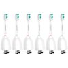 Aoremon Replacement Toothbrush Heads Compatible with Philips sonicare E-Series, 6 Pack Replacement Brush Heads Come with Caps
