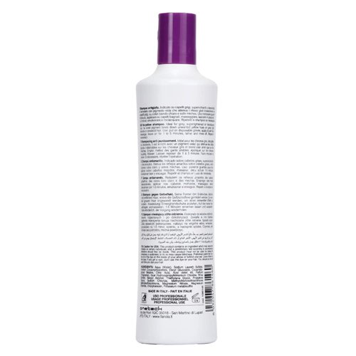Fanola No Yellow Shampoo 11.8 oz - Color Depositing Purple Shampoo for Blonde, Silver, Gray, and Highlighted Hair - Anti Brass Shampoo Toner to Remove Yellow Tones & Brassiness from Bleached Hair