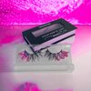 HEATHER'S LUX Glitter Lashes Sequins Lashes Dramatic 3D Faux Mink Lashes False Eyelashes Reusable Colorful Luxury Lashes Mink Eyelashes Whispy Glamorous Sparkly Sparkle Lashes (Tahiti)