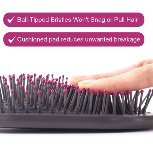 AFSEL Detangling Paddle Brush, Professional Styling Brush Air Cushion Paddle Hair Brush for Women, Ladies Airbag Massage Combs Paddle Brushes for All Hair Types