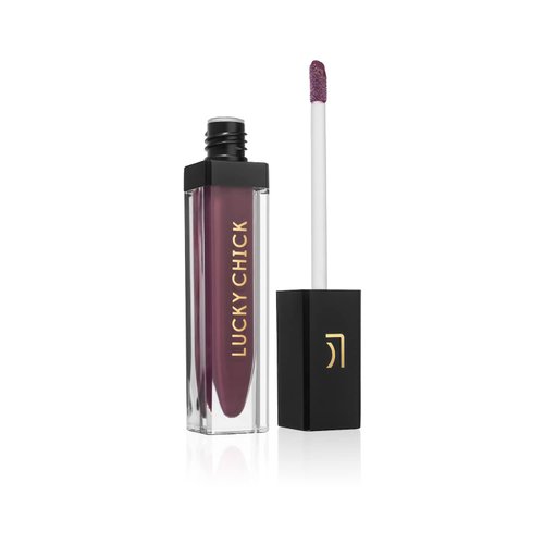 Lucky Chick Liquid Lip Gloss - Royal, Dark Purple - Natural Moisturizing Ingredients for All Day Wear - Paraben-Free, Cruelty-Free, Vegan Formula - Hydrating Highly-Pigmented Shine Lip Makeup