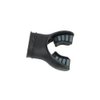 Silicone Mouthpiece w/ Color Tab Replacement Scuba Regulator Comfort Fit Mouth Piece (Black/Gray)
