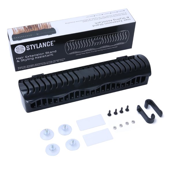 STYLANCE Hair Extension Holder, Hair Extension tools, Hair Extensions Stand for Styling, Coloring, Blow, Braiding Hair Rack, Halo Extensions