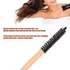 Small Volumizing Bangs Hair Brush Hairdressing Comb Hair Curler Brush Makeup Comb Teasing Brush for Blow Dry Hair(20mm)