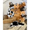 Cow Print Number Balloon Birthday Decorations, 40 inch Number balloon 0-9(Zero-Nine), Cow Balloon for Farm Birthday Party Supplies, Cow Themed birthday party Decorations (Number 6)