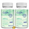 CoQ10 600mg Softgels | High Absorption CoQ10 Ubiquinol Supplement | Reduced Form Enhanced with Vitamin E & Omega 3 6 9 | Antioxidant Powerhouse Good for Health | 120 Softgels