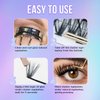 SUMFORMI lash cluster eyelash extensions 280pcs wispy eyelash cluster lashes wispy individual lashes cluster eyelashes cluster lashes natural cat eye cluster lashes D curl 8-16MM for Beginner 40D+50D