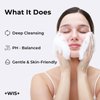 +WIS+ Deep Cleansing Facial Wash Cleanser with Skin-Friendly Amino Acids, Daily Mild Face Cleanser for Sensitive Skin, PH Balancing (3.5fl.oz/100g)