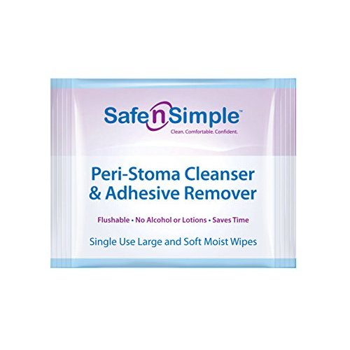 Peri-Stoma Cleanser & Adhesive Remover - 75 Wipes/Box