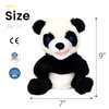 Easfan Panda Hand Puppet Plush Animal Toy with Movable Mouth for Role Play Storytelling Preschool Teaching Birthday Gifts for Kids Boys Girls, 9''