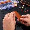 5 Packs Mini Finger Skateboard DIY Fingerboard Kit with Box Wrench Screwdriver Brackets Screws Wheels for Teens Adults Fingertip Movement Novelty Toys