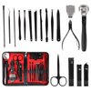 Manicure Set and Nail Clippers Set Pedicure Kit 18 in 1,Stainless Steel Material Cuticle Trimmer, Professional Nail Clipper Set, Portable Travel Grooming Set,Also A Great Gift.
