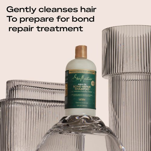 SheaMoisture Bond Repair Shampoo Amla Oil to Strengthen Hair with Restorative HydroPlex Infusion 13 FO