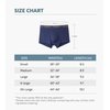 DAVID ARCHY Boxer Briefs for Men Pack Soft Bamboo Rayon Underwear No Fly Trunks