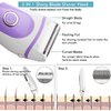 Electric Lady Shaver Bikini Trimmer Wet & Dry Rechargeable Cordless Painless Electric Razor for Women, LED Display Razor for Legs Underarms (Purple)
