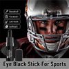 GL-Turelifes 3 Pcs Face Body Painting Stick Black Facial Paint Set, Eye Black Stick Football Baseball Softball, Waterproof facial Paint Stick for Halloween Skeleton Skull Clown Makeup (2 Pcs Black)
